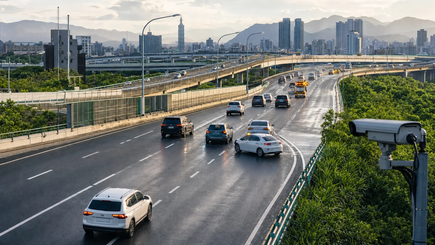 Illustrative traffic-event analysis in Taipei
